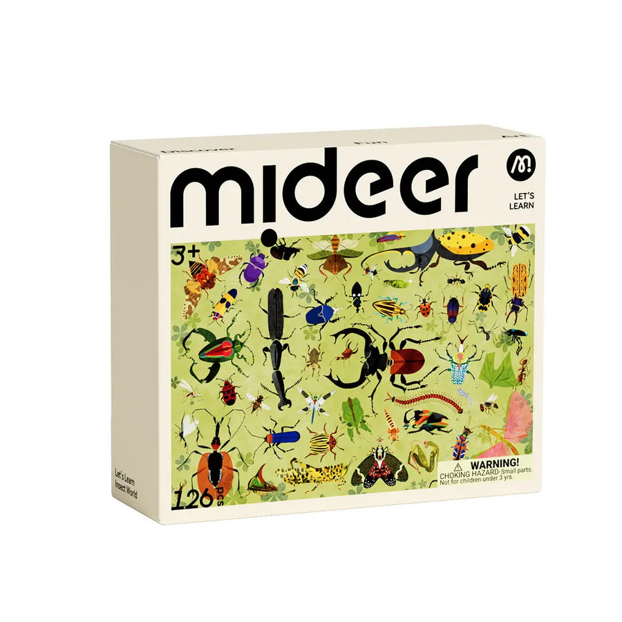 Let's Learn Puzzle: Insect World 126P Mideer