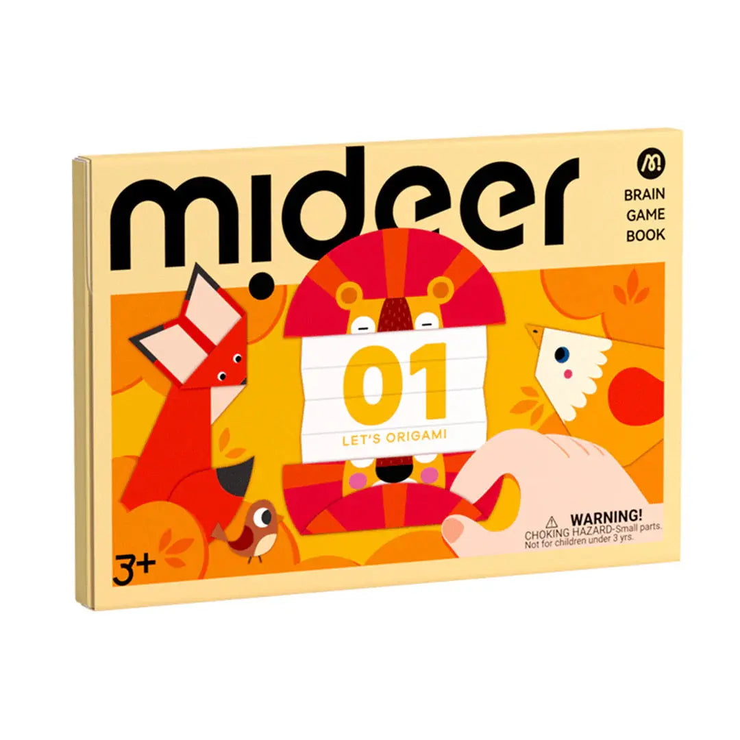 Brain Game Book: Let's Origami Level 1 Mideer