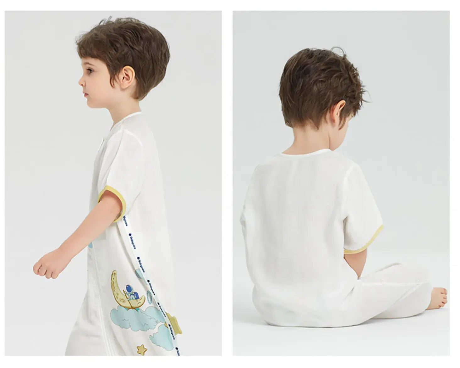Temperature Regulating Bamboo Short-Sleeve Sleep Bag 0.6 TOG Bc Babycare