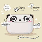Panda Print Camera kiimento
