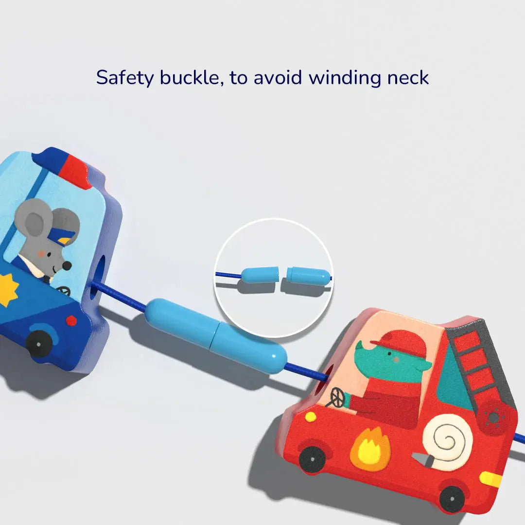 Lacing Beads: Transportation Mideer