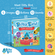 Birthday Book | Ditty Bird Happy Birthday (Gift&Card) USB-C Ditty Bird