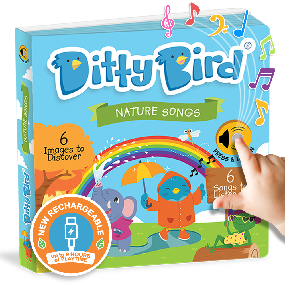 Ditty Bird Sound Book Exploring for Kids :Nature songs USB-C by Ditty Bird