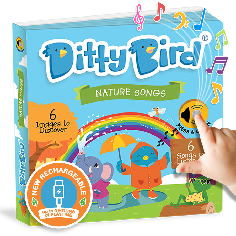 Ditty Bird Sound Book Exploring for Kids :Nature songs USB-C by Ditty Bird