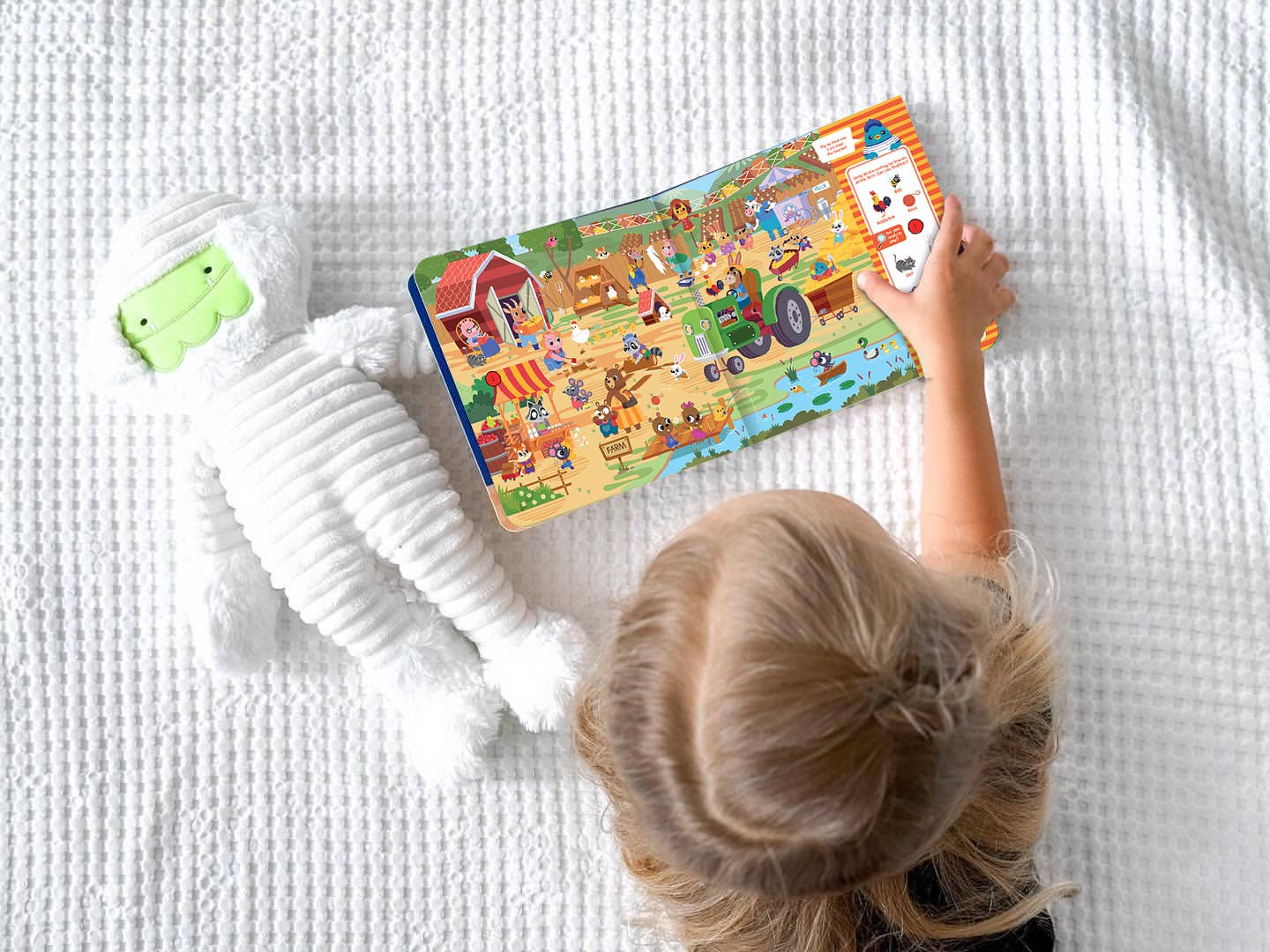 First Look and Find Activity Sound Book  toddlers 1- 3 USB-C Ditty Bird