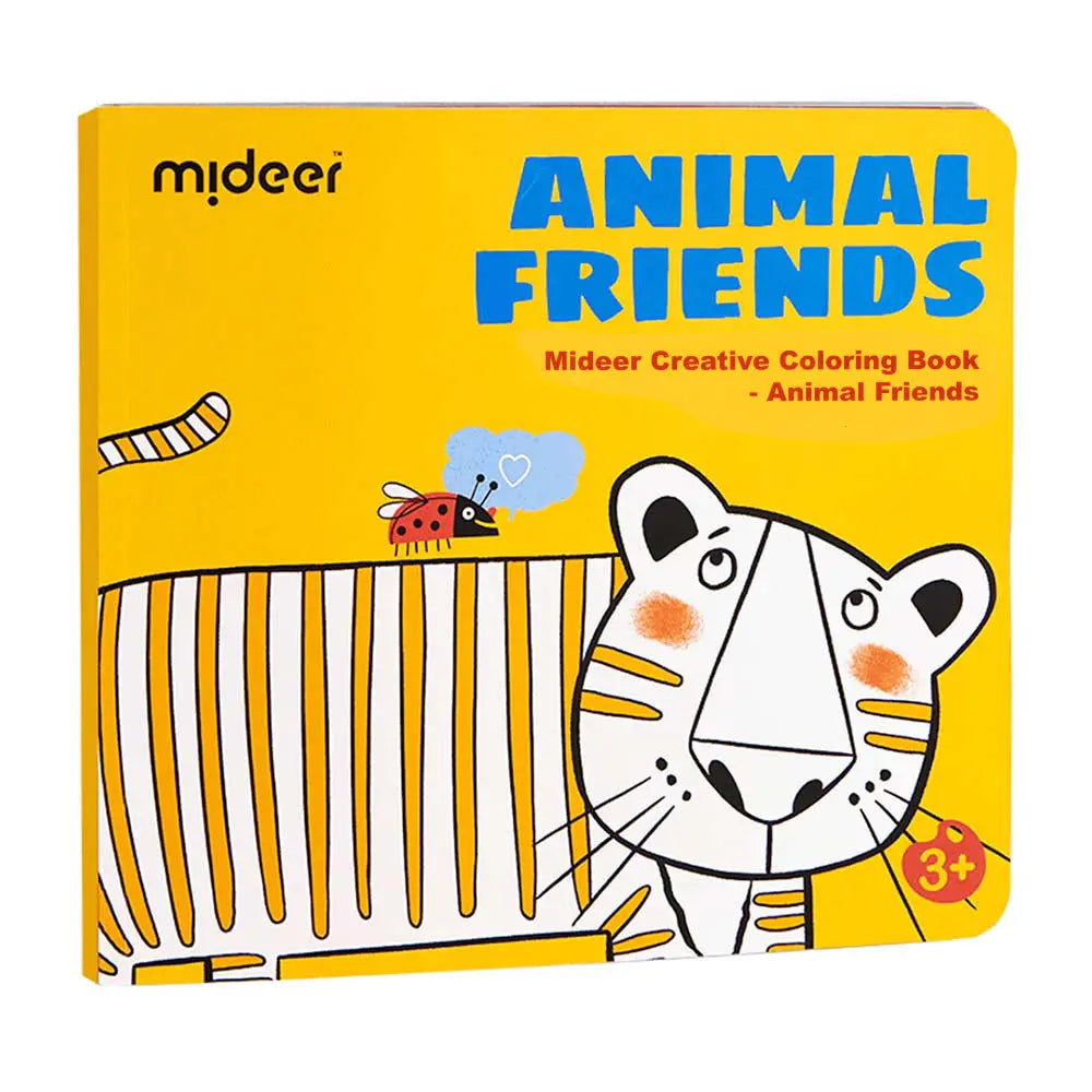 Colouring Book Animal Friends (All English Version) Mideer