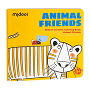 Colouring Book Animal Friends (All English Version) Mideer