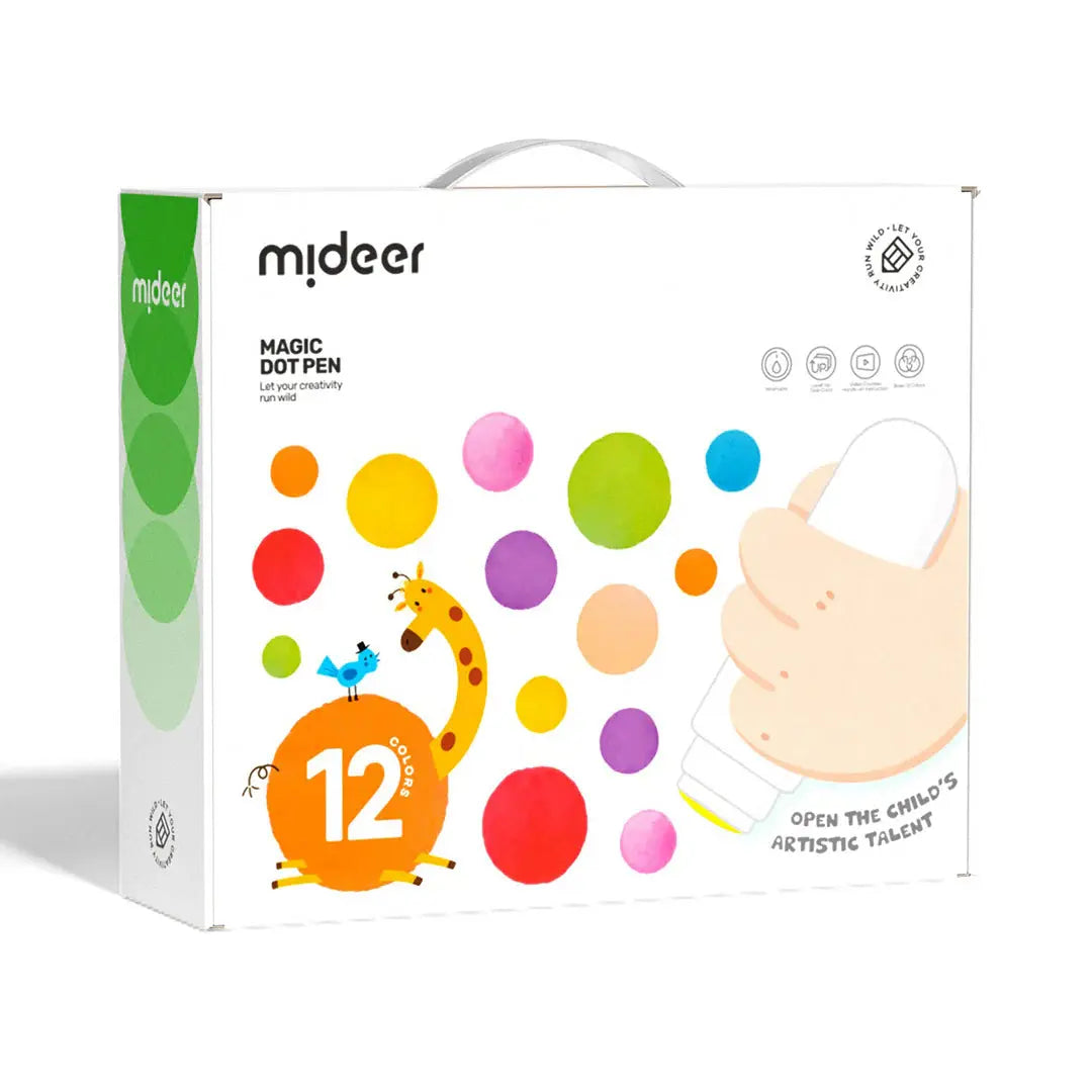 Magic Dot Pen 12 Colors Mideer