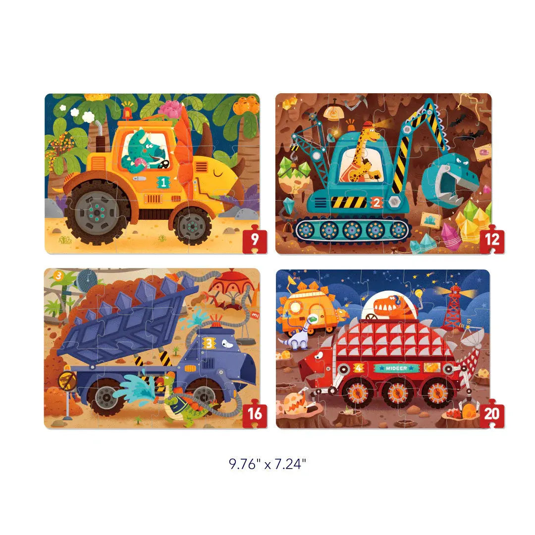 Level Up Puzzles - Level 2 Dinosaur Engineering Mideer