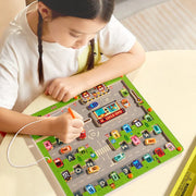 Magnetic Maze - Parking lot Mideer