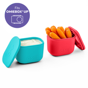 OmieBox UP Dip Containers – Set of 2 in Pink & Teal