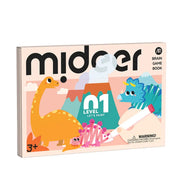 Brain Game Book: Let's Paint Level 1 Mideer
