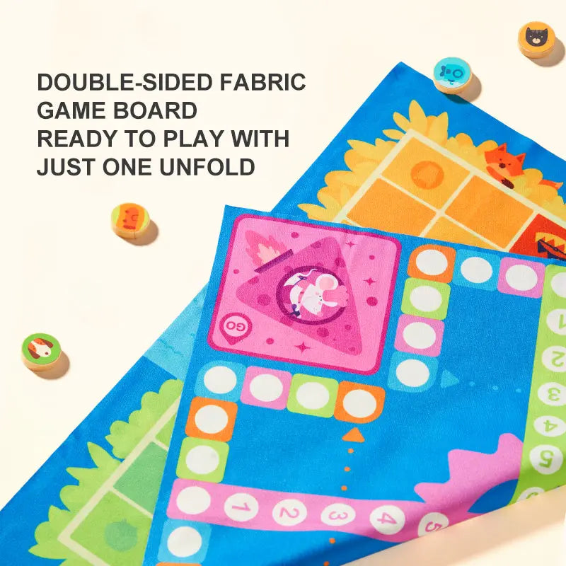 2-in-1 Travel Board Game Set Mideer