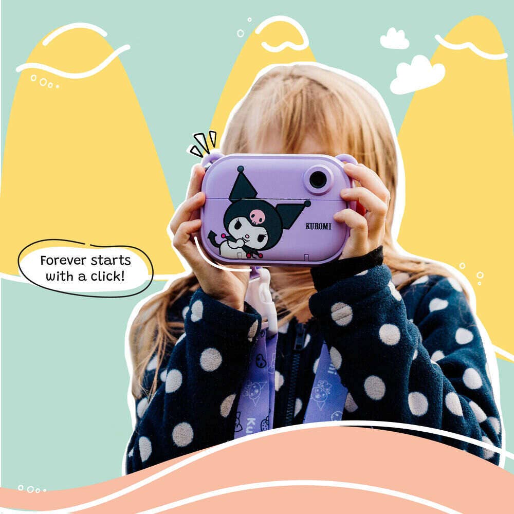 Sanrio Kuromi Print Camera kiimento