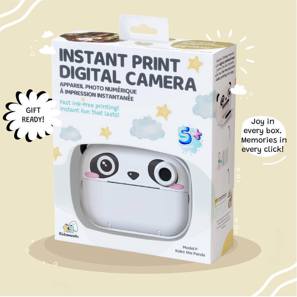 Panda Print Camera kiimento