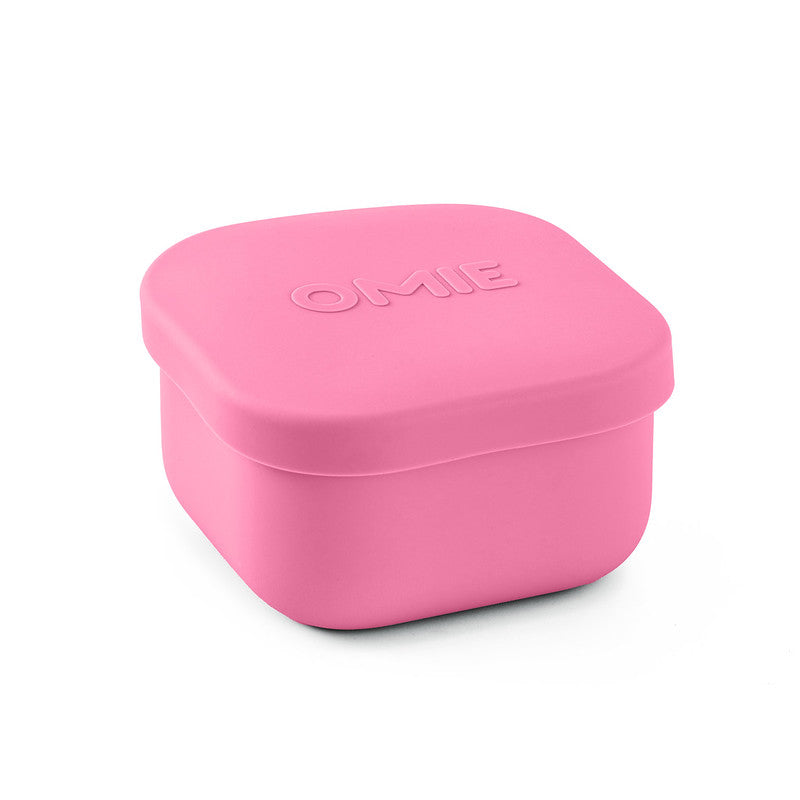 OmieSnack Silicone Snack Container – 9.4 oz in Pink