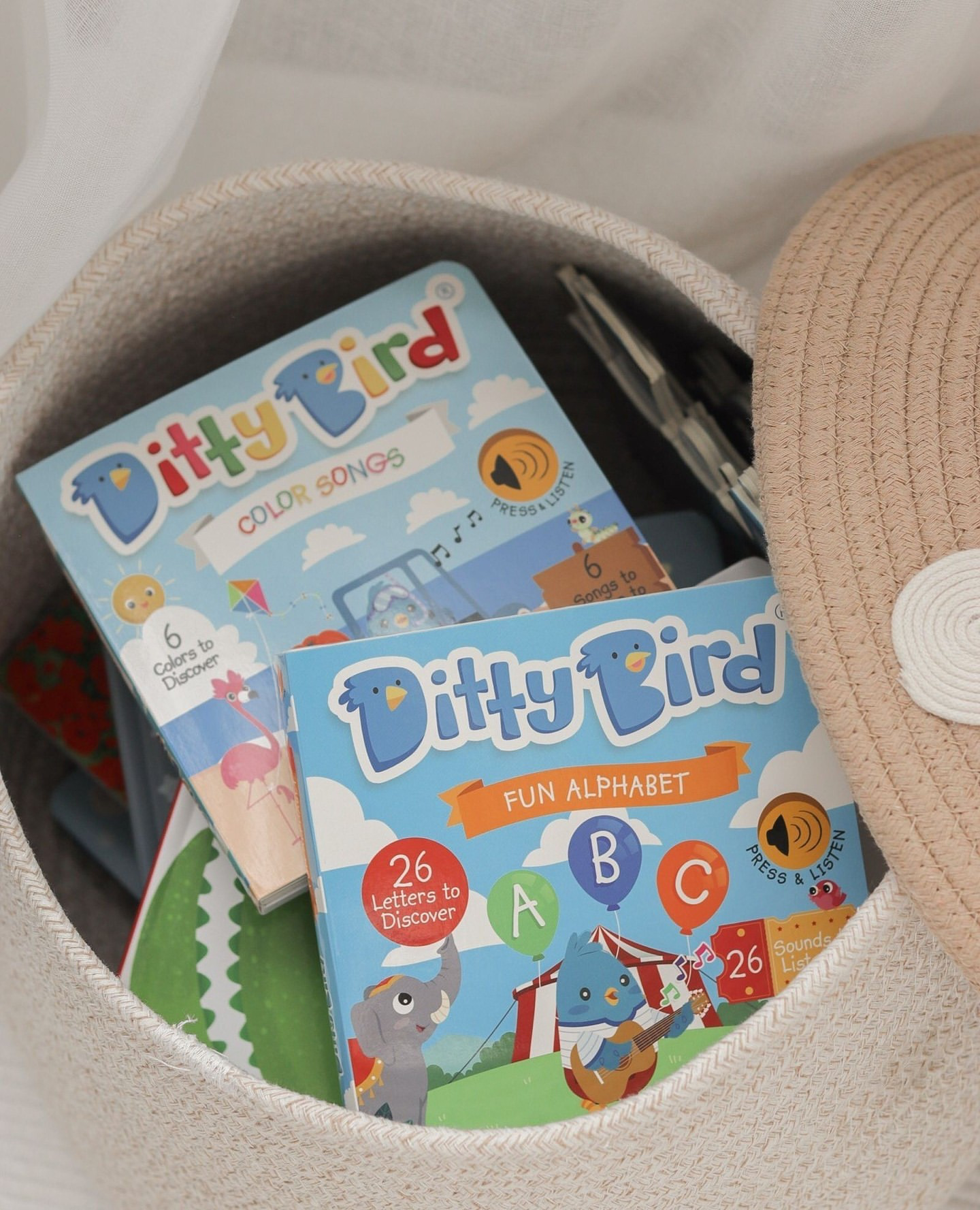 Fun Alphabet | ABC Song | Ditty Bird Baby Sound Book USB-C Ditty Bird
