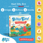 Ditty Bird Sound Book Dino Lovers: Dinosaur sounds - USB-C by Ditty Bird, alternate view