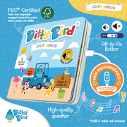Color Songs | Ditty Bird Sound Book - USB-C Ditty Bird