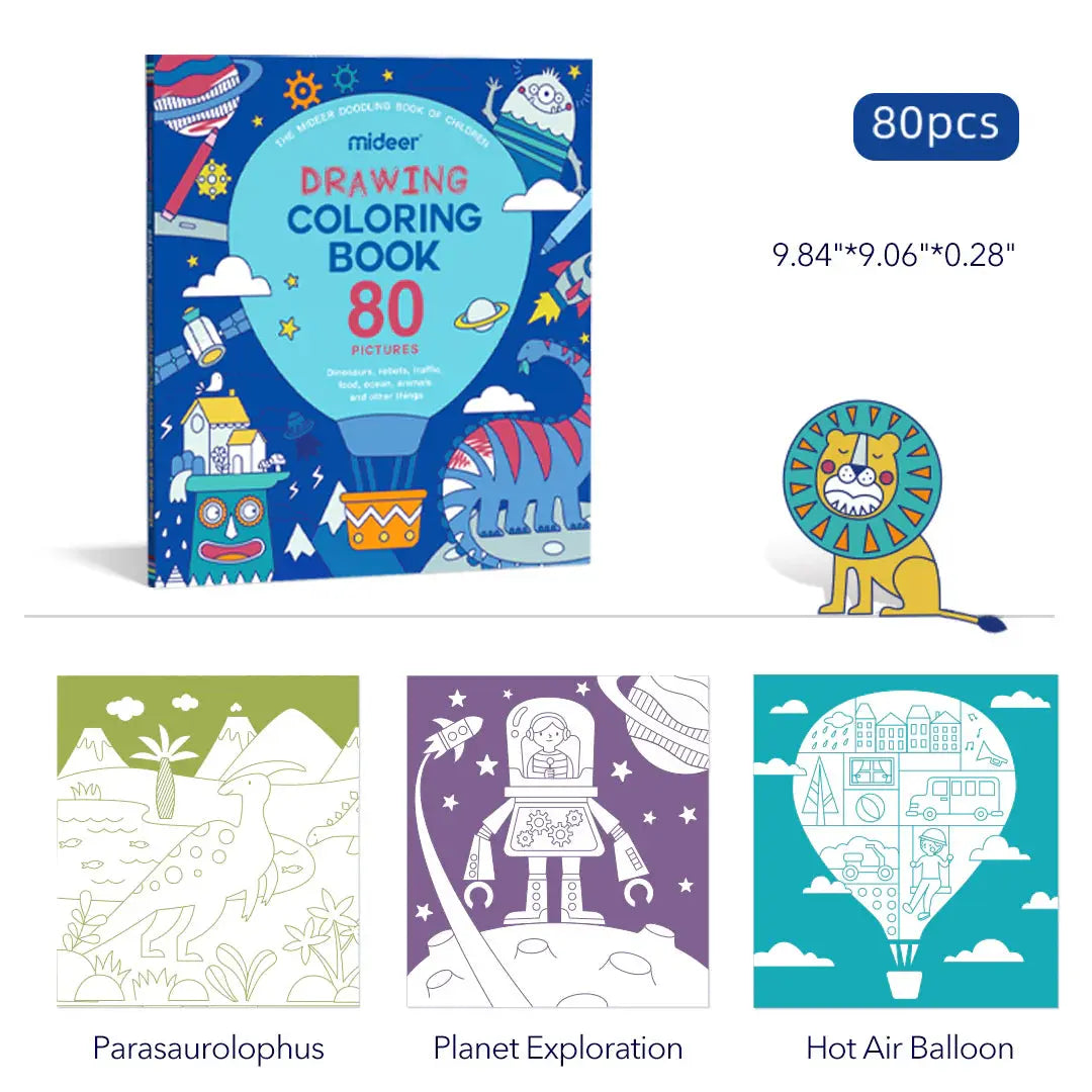 Drawing Coloring Book Blue Mideer