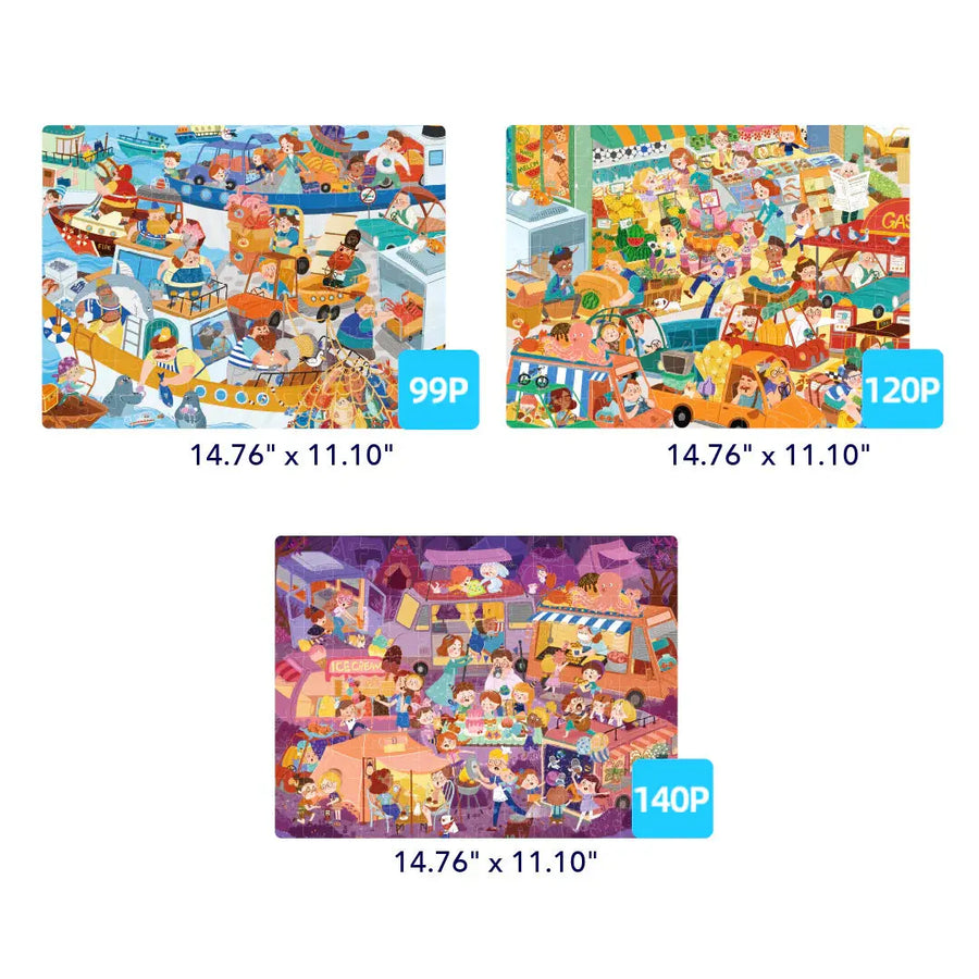 Level Up Puzzles - Level 5 Bustling Market Mideer