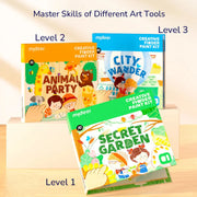 Creative Finger Paint Kit: Animal Party Mideer