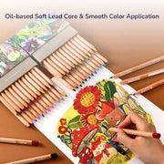 Vibrant Colored Pencil 24 Colors Mideer