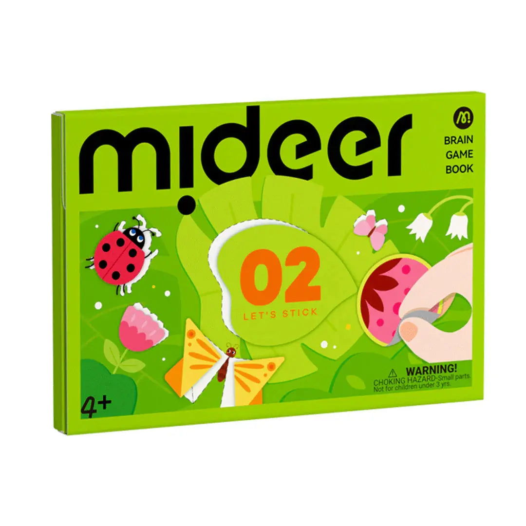 Brain Game Book: Let's Stick Level 2 Mideer