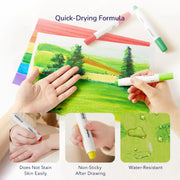 Silky Crayon 12 Colors Mideer
