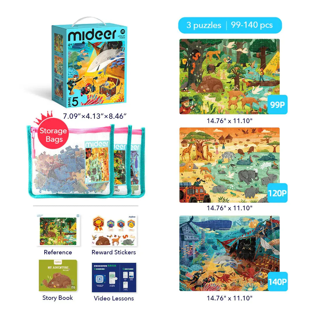 Level Up Puzzles - Level 5 Wonderful Adventure Mideer