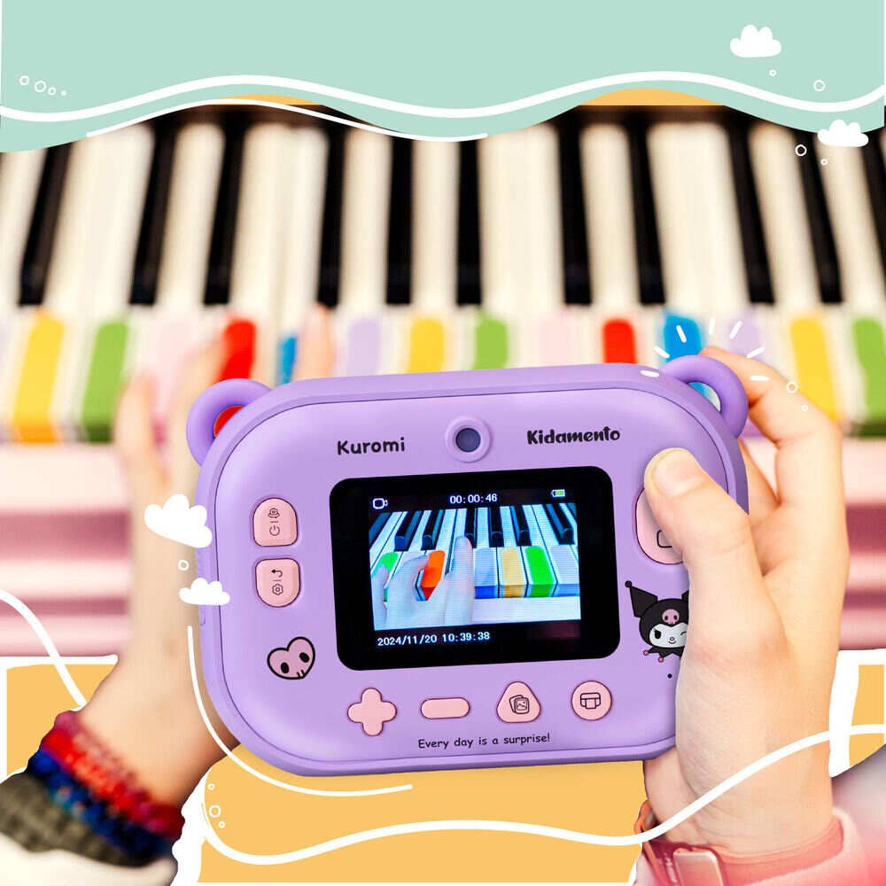 Sanrio Kuromi Print Camera kiimento
