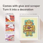 Irregular Shape Puzzle - Robot Factory Mideer