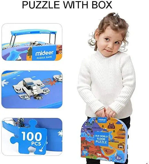 Mideer World Floor Puzzle (100pc) Mideer