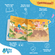 Ditty Bird Baby Sound Book: Safari Animal Sounds USB-C Ditty Bird