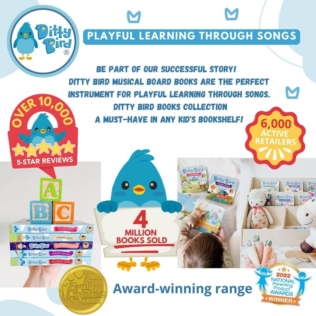 Ditty Bird Sound Book:Nursery Rhymes - Kids USB-C by Ditty Bird, alternate view
