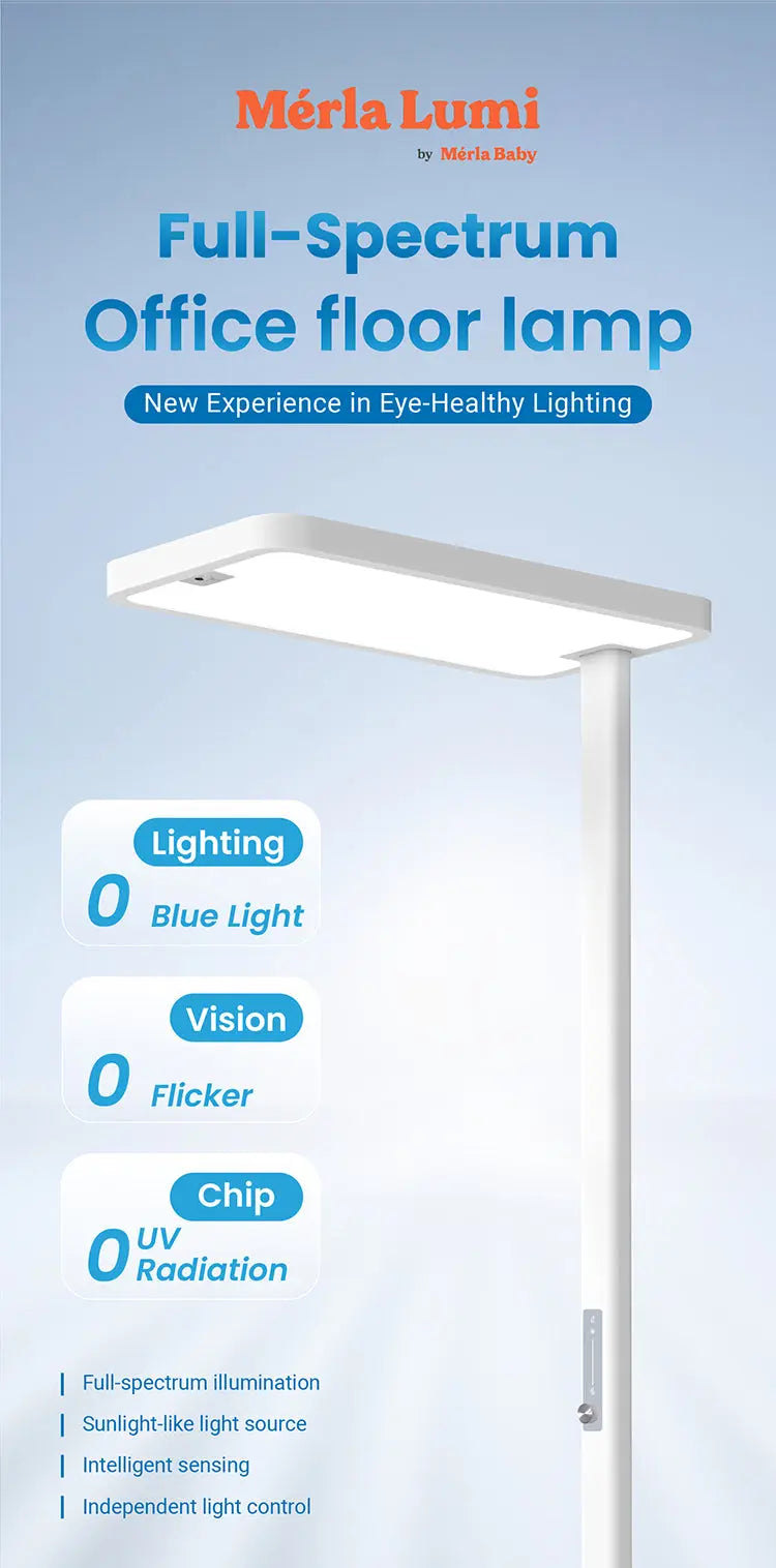 Mérla Lumi Full-Spectrum Floor Lamp Merla Baby
