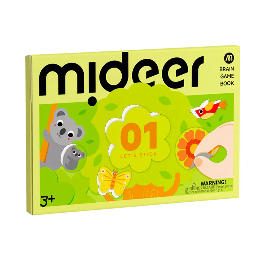 Brain Game Book: Let's Stick Level 1 Mideer