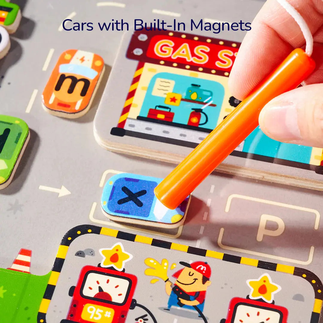 Magnetic Maze - Parking lot Mideer