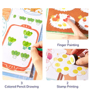 Creative Finger Paint Kit: Animal Party Mideer