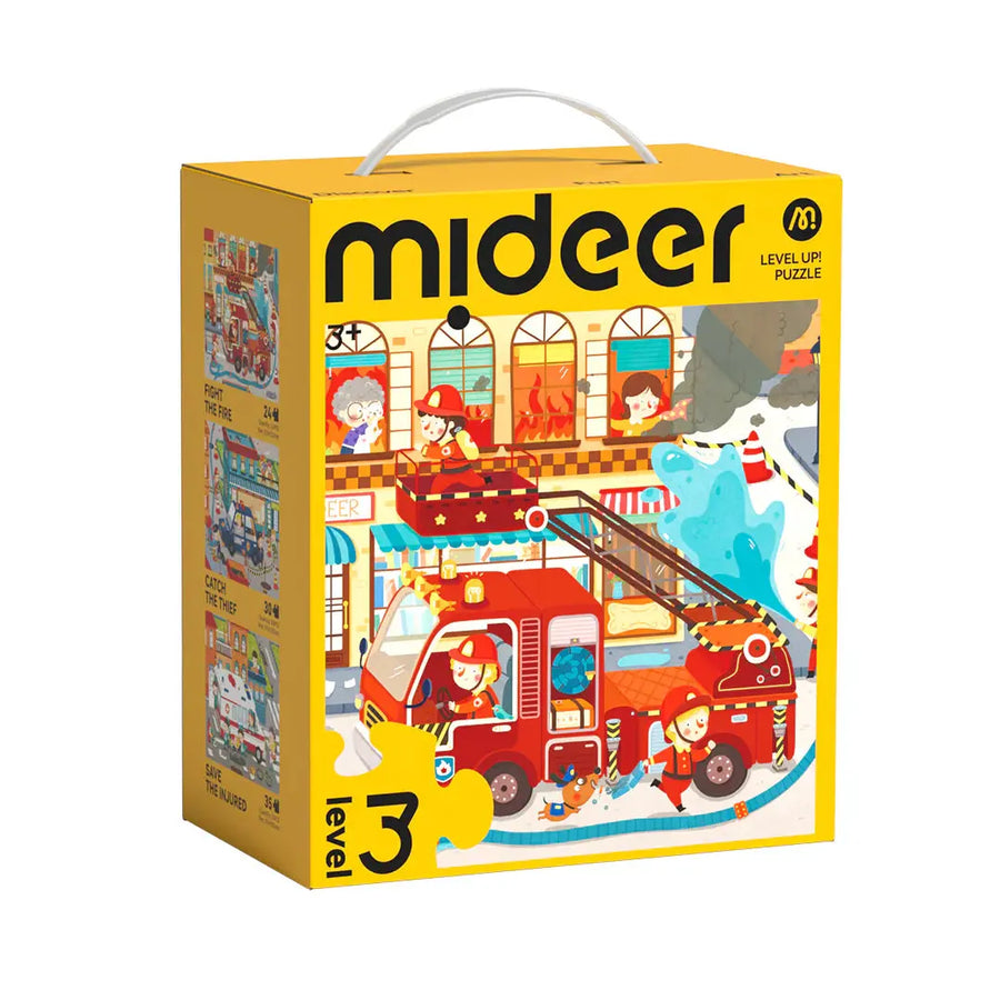 Level Up Puzzles - Level 3 Busy Community Helpers Mideer