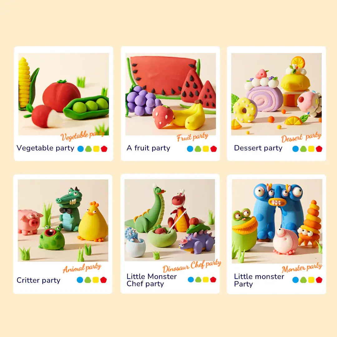 Mellow Play Dough 12 Colors Mideer