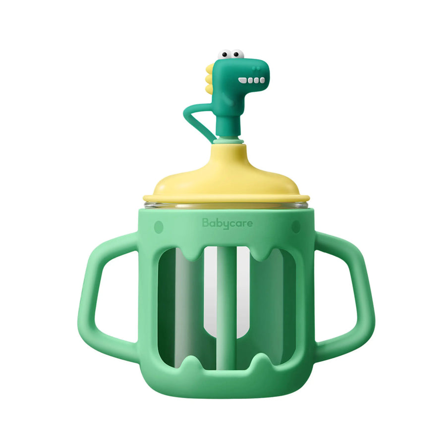 T-Rex Glass Milk Cup 250ml Bc Babycare