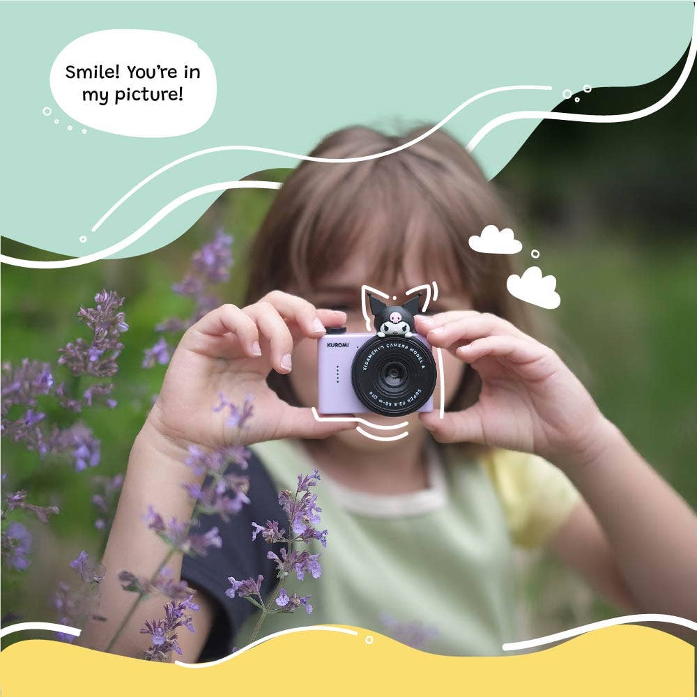 Sanrio Kuromi Mini Camera kiimento