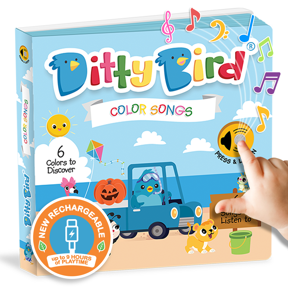 Color Songs | Ditty Bird Sound Book - USB-C Ditty Bird