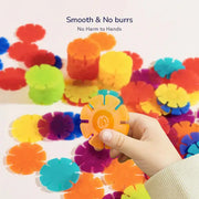 Translucent Color Snowflake Blocks 200pcs Mideer