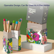 Vibrant Colored Pencil 48 Colors Mideer