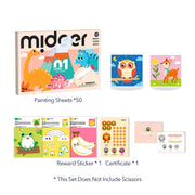 Brain Game Book: Let's Paint Level 1 Mideer