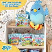 Ditty Bird Squishy Plush 12"/30cm Ditty Bird