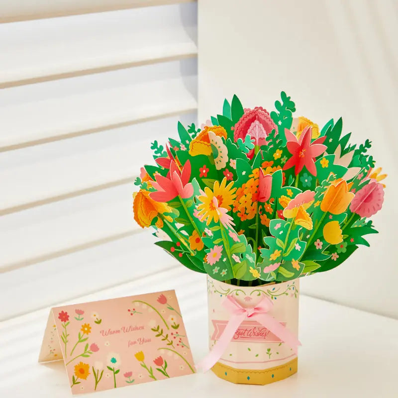3D Pop Up Paper Bouquet Mideer
