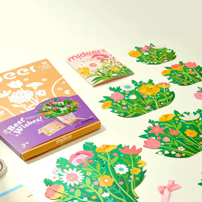 3D Pop Up Paper Bouquet Mideer